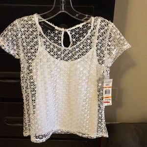 I.N.C Crochet Top
